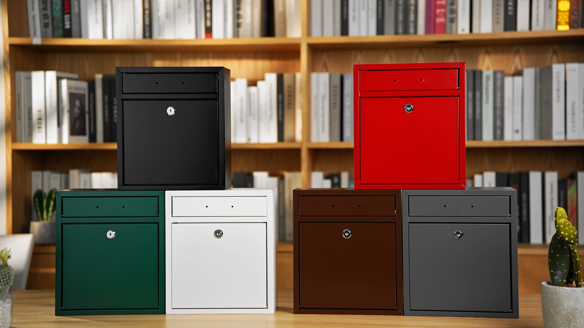 Yaocom Locking Mailbox with Key for Outdoor 16.2 x 11.2 x 4.7